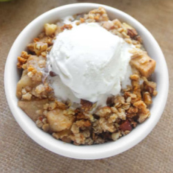 Healthy Apple Crisp